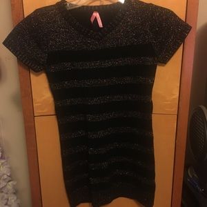 Black and Rainbow Sparkle Dress